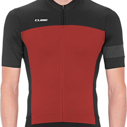 CUBE Blackline Jersey S/S Black/Red