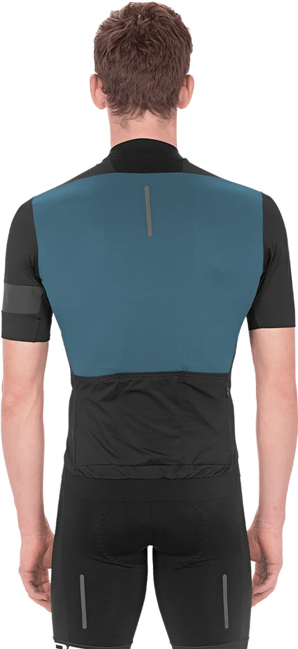CUBE Blackline Jersey S/S Black/Smoke Blue