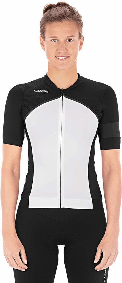 CUBE Blackline WS Jersey S/S White/Black