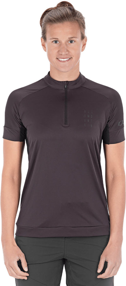 CUBE Am WS Jersey Half Zip S/S Black