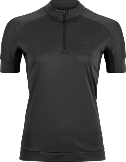 CUBE Am WS Jersey Half Zip S/S Black
