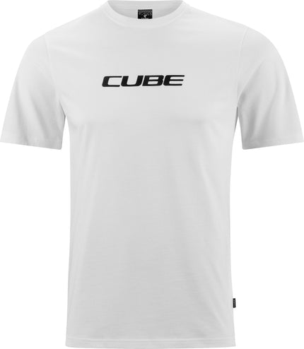 CUBE ORGANIC T-SHIRT CLASSIC LOGO WHITE/BLACK