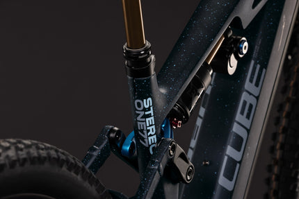 CUBE STEREO HYBRID ONE77 HPC SLT 800 BLUEGALAXY/GREY