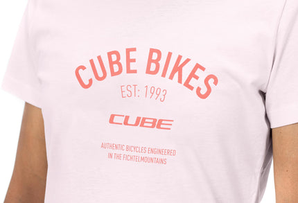 CUBE Organic WS T-Shirt Brand Rose