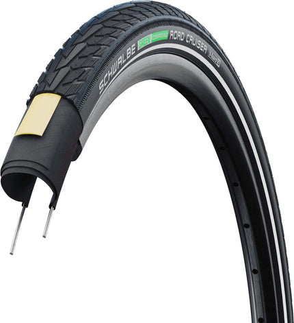 SCHWALBE ROAD CRUISER BLACK+REFLEX 27.5X1.65