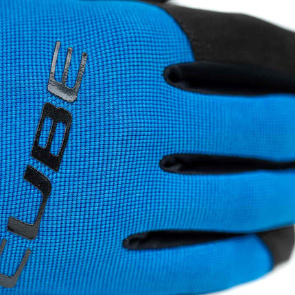 CUBE Gloves Performance Long Finger Blue