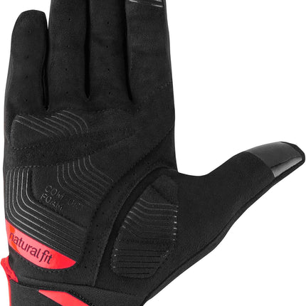 CUBE Gloves Long Finger X Nf Black/Red