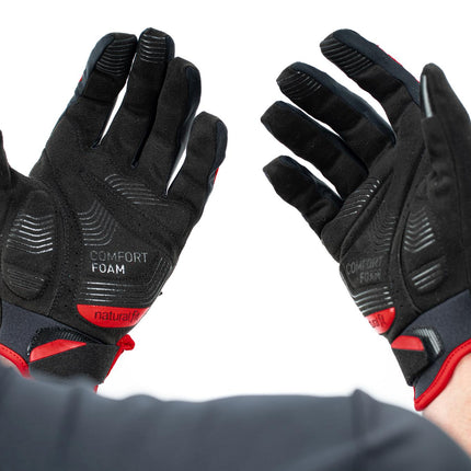 CUBE Gloves Long Finger X Nf Black/Red