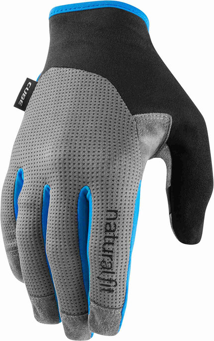 CUBE Gloves Long Finger X Nf Grey/Blue