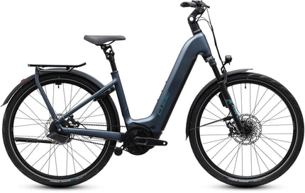 CUBE KATHMANDU HYBRID DELUXE SLX 800 MINERALBLUE/BLUE
