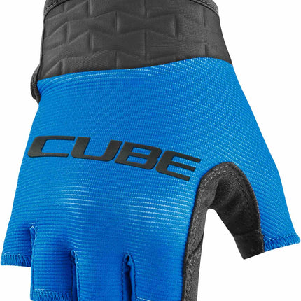 CUBE Gloves Performance Junior Short Finger Blue