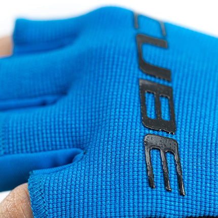 CUBE Gloves Performance Junior Short Finger Blue