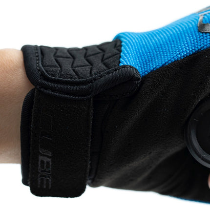 CUBE Gloves Performance Junior Short Finger Blue