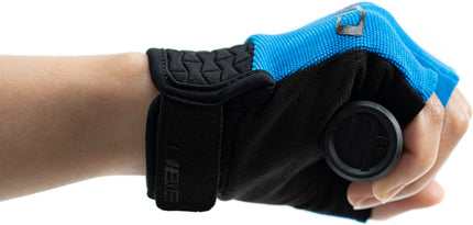 CUBE Gloves Performance Junior Short Finger Blue