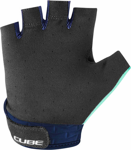 CUBE Gloves Perform. Junior Short Finger Blue/Mint