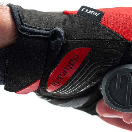 CUBE Gloves Short Finger X Nf Red