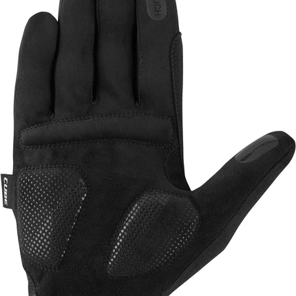 CUBE Gloves Comfort Long Finger Black/Grey