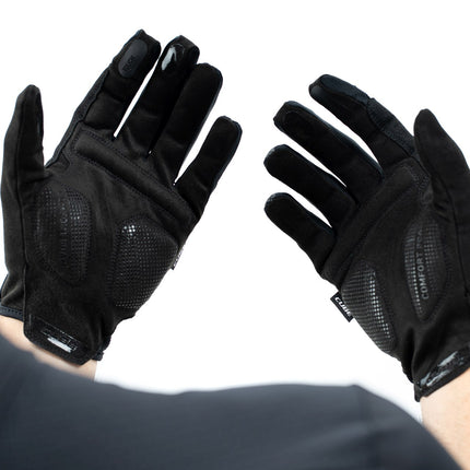 CUBE Gloves Comfort Long Finger Black/Grey