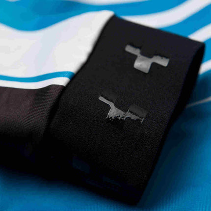 CUBE Teamline Jersey L/S White/Blue/Red