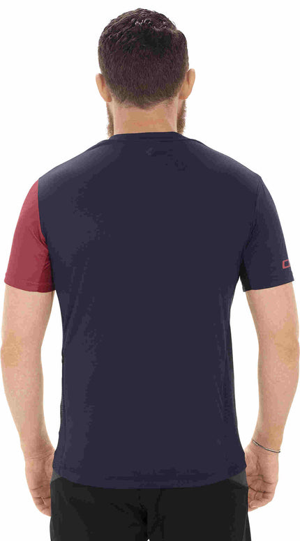 CUBE Tour Jersey Half Zip Blue/Red