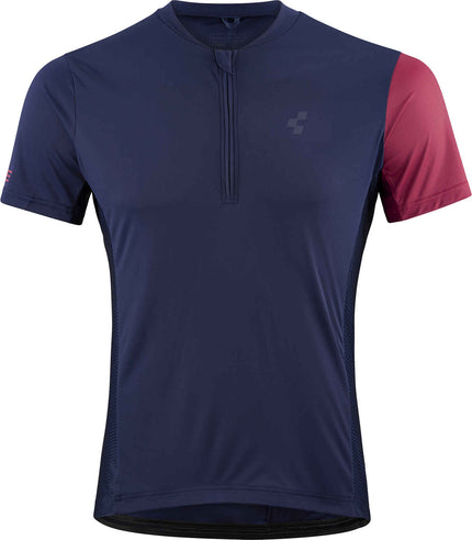 CUBE Tour Jersey Half Zip Blue/Red