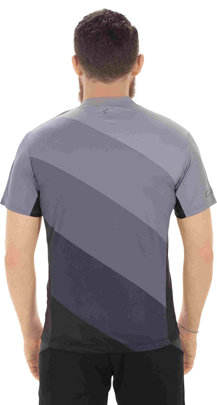 CUBE Tour Jersey Full Zip Grey Pattern