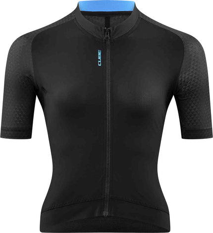 CUBE Slt WS Jersey S/S Black/Blue