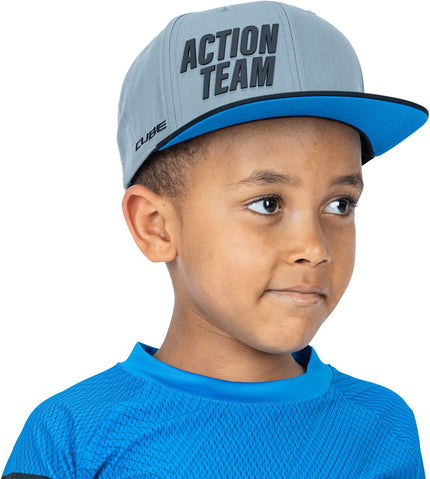 CUBE Junior Freeride Cap X Actionteam Grey/Black