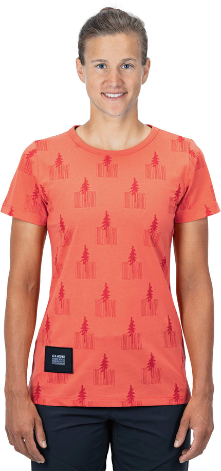 CUBE Organic WS T-Shirt Fichtelmountains Orange