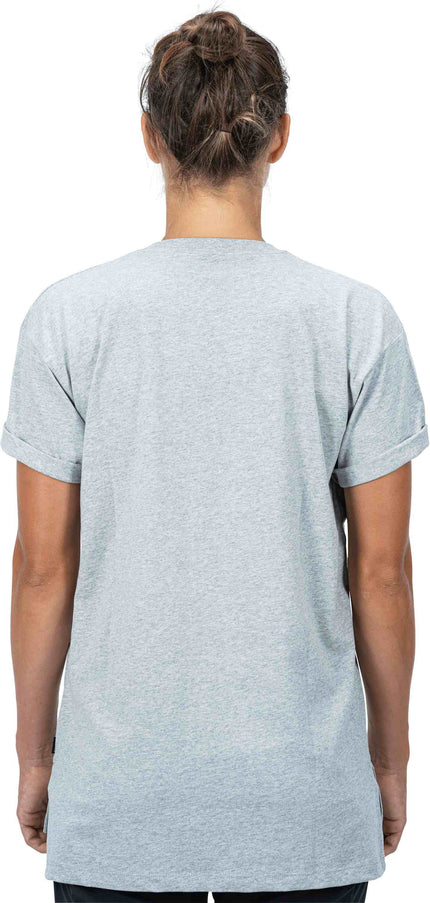 CUBE Organic WS T-Shirt Logo Ice Cream Grey