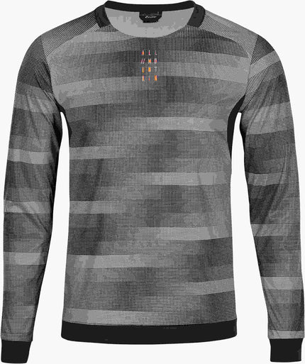 CUBE Atx Round Neck L/S Grey/Black