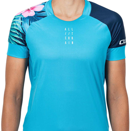 CUBE Atx WS Round Neck Jersey S/S Blue