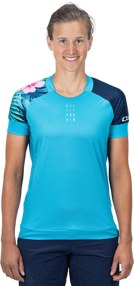 CUBE Atx WS Round Neck Jersey S/S Blue