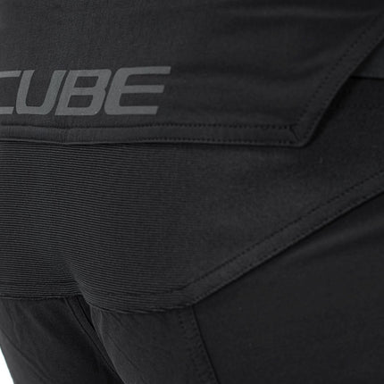 CUBE Edge Baggy Shorts X Actionteam Black