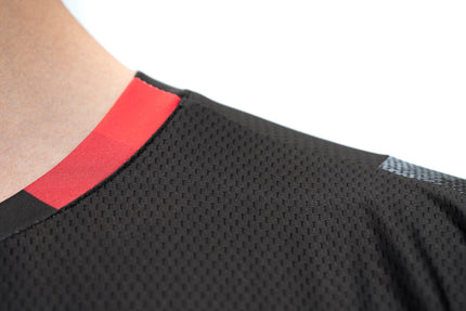 CUBE Edge Round Neck Jersey Ls Black/Red