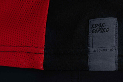 CUBE Edge Round Neck Jersey S/S Black/Red