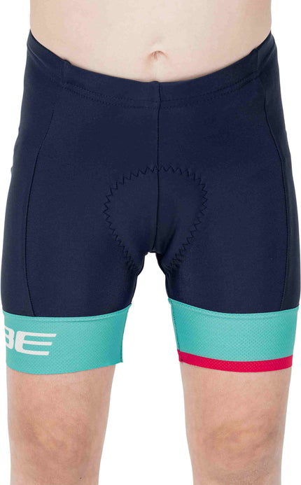 CUBE Junior Cycle Shorts Blue/Mint