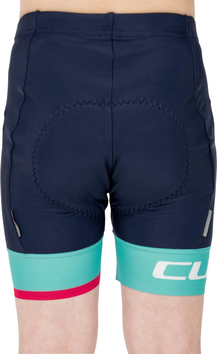 CUBE Junior Cycle Shorts Blue/Mint