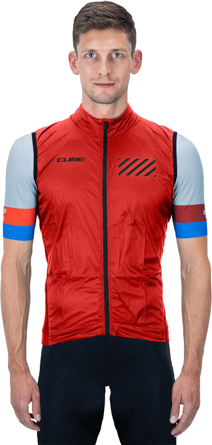 CUBE Teamline Gilet Red