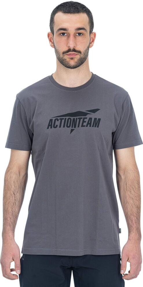 CUBE ORGANIC T-SHIRT ACTIONTEAM GTY GRY/BLK