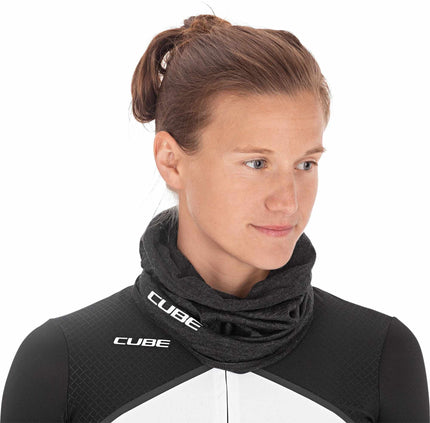 CUBE Functional Bandana Race Be Warm Blk/White