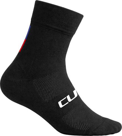 CUBE SOCKS MID CUT ROAD/XC TEAMLINE BLACK