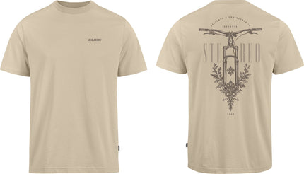 CUBE ORGANIC T-SHIRT BAROQUE GTY FIT SAND