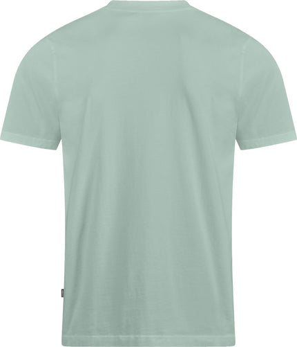 CUBE ORGANIC T-SHIRT EMBOSSED GTY FIT LIGHT GREEN
