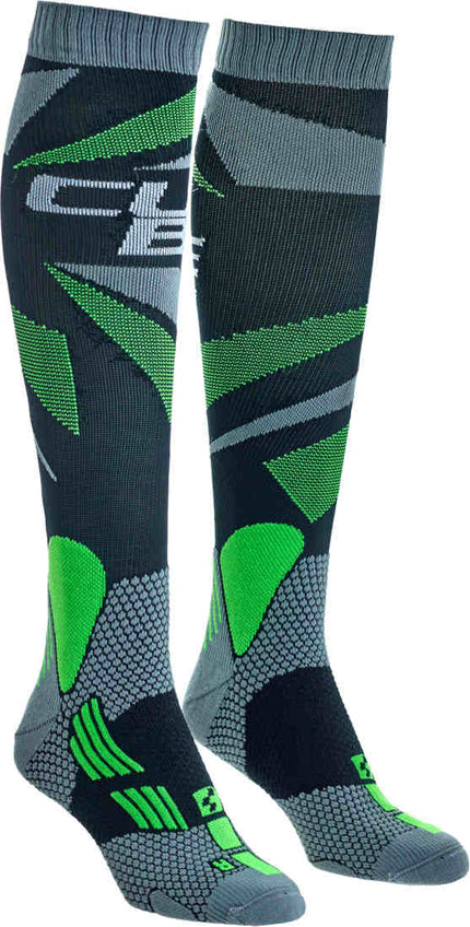 CUBE Socks Action Essentials Black/Grey/Green