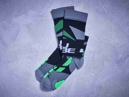 CUBE Socks Action Essentials Black/Grey/Green