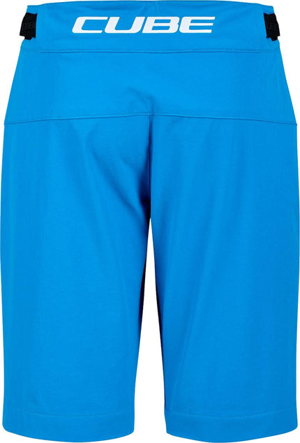CUBE MTB BAGGY SHORT ROOKIE X ACTIONTEAM TOPAS BLUE