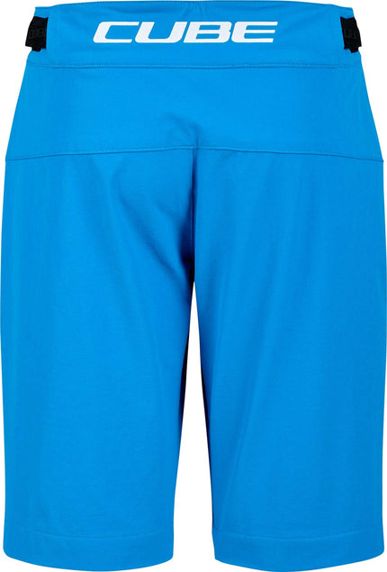 CUBE MTB BAGGY SHORT ROOKIE X ACTIONTEAM TOPAS BLUE