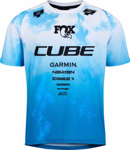 CUBE MTB JERSEY ROOKIE X ACTIONTEAM S/S TOPAS BLUE