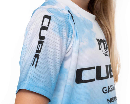 CUBE MTB JERSEY ROOKIE X ACTIONTEAM S/S TOPAS BLUE